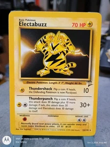 Pokemon TCG Electabuzz 024/130 Base Set 2 Rare LP/EX Condition  - Picture 1 of 2