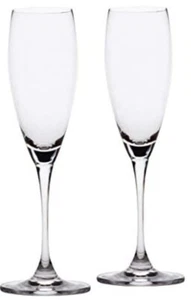 Spiegelau Juego de Vino Champagne 2 Copas Acanaladas Tallo Largo Boda - Imagen 1 de 5