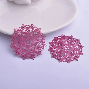 40mm Cecilia Lace - Filigree Earring Charms - Picture 1 of 11