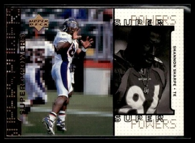 1998 Upper Deck Super Powers #S14 Shannon Sharpe Denver Broncos - Image 1 of 2