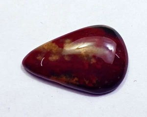 22.40 Ct NATURAL RED BLOODSTONE CABOCHON METAPHYSICALLY LOOSE GEMSTONE - Picture 1 of 8