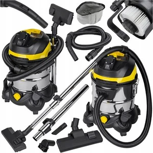 ASPIRAPOLVERE INDUSTRIALE EDILIZIA SECCO BAGNATO BOLLE PRESA HEPA VIBRATORE - Foto 1 di 12