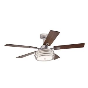 Kichler - BANDS COLLECTION 52" Bands 5-Blade Ceiling Fan with Light #0747658