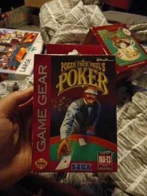 Poker Face Paul's Blackjack (Sega Game Gear, 1992) New - Image 1 of 2