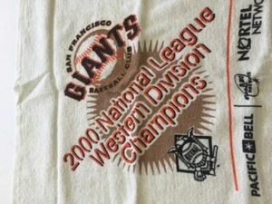 SF GIANTS RALLY TOWEL 2010 SGA MLB Western Division champions world Series  - Picture 1 of 3