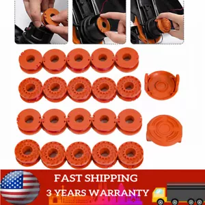 20Pack WORX WA0010 Replacement Spool Line For Grass Trimmer Edger 10FT Cap Cover - Picture 1 of 15