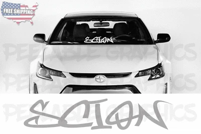 Fits Scion Graffiti Style #1 Windshield Banner Decal Sticker Graphic frs tc xb - Image 1 of 2