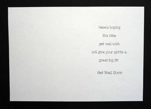 Card Inserts -Assorted "Get Well" Greetings-5" x 7" Cards (Portrait) Pkt 20 - Picture 1 of 5
