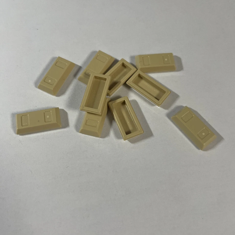 10 Stück LEGO Minifigure Utensil Ingot Bar , 99563, beige / tan, NEU - Bild 1 von 1