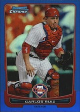 2012 Bowman Chrome Blue Refractors Baseball Card Pick