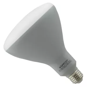 Satco S9635 11.5W =75W BR40 LED 3000K Soft White 120V Medium E26 Base 940 Lumen - Picture 1 of 11