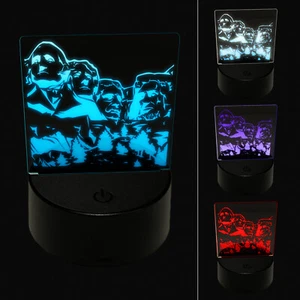Mount Rushmore National Memorial US Presidents 3D LED Night Light Sign Lamp - Picture 1 of 6