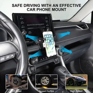 US Flag Style Car Phone Holder Mobile Bracket For Toyota RAV4 WILDLANDER 2020-22 - Picture 1 of 9