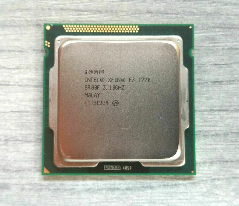 Intel Xeon E3-1220 3.10 GHz SR00F 4 Cores 4 Threads 80 W CPU Processor - Image 1 of 4
