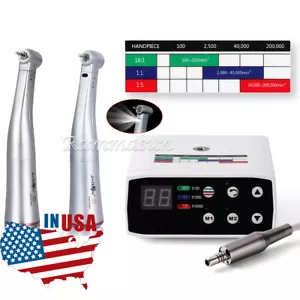 Dental Brushless Elektro LED Mikromotor / 1:5 Erhöhung Handstück innen 4 Spray - Bild 1 von 19