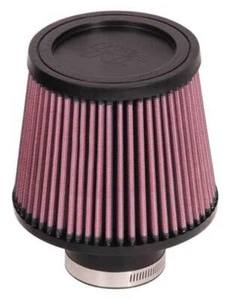 K&N Universal Rubber Filter-Round Tapered 2.5in Flange ID x 6in Base OD x 5in To - Picture 1 of 12