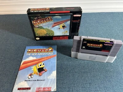 Pac-Man 2: The New Adventures Super Nintendo (SNES) With Box and Manual - Image 1 of 4
