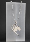 Manga Anime Fairy Tail Edelstahl Halskette Logo Symbol Natsu Dragneel Necklace