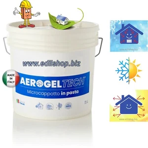 Microcappotto Termico In Pasta AEROGEL TECH - secchio 15 Litri - Foto 1 di 7