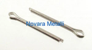 100 copiglie zincate 2,5x40 mm DIN 94 goupilles fendues pasador de aleta - Foto 1 di 1