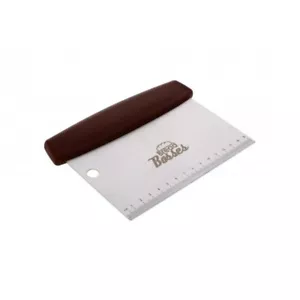 Dough Food Scraper & Cutter with Food Grade Steel Blade and TPR Handle - Picture 1 of 10