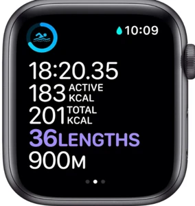 Apple Watch Series 6 44mm (GPS) Aluminum Space Gray Cracked Screen HeadSet Only - Photo 1 sur 1