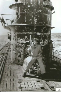 WW II Usa Foto -- ** Gefangenes deutsches U-Boot U-505 **  - Bild 1 von 1