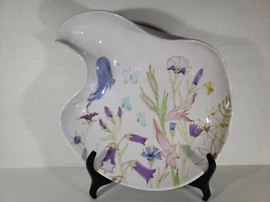 Art Pottery Bowl Italy Ernestine Salerno Majolica Rare Form Modernist Style 1953 - Picture 1 of 10