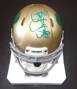 MINICASCO FIRMADO BRYANT YOUNG 'NOTRE DAME' SAN FRAN 49ERS NFL HOF 2022 *CERTIFICADO DE AUTENTICIDAD - Imagen 1 de 4