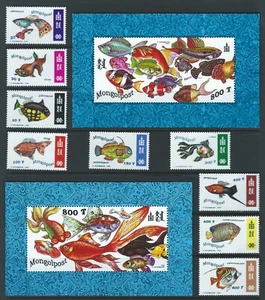 MONGOLIA Sc 2309-19 Fish - Picture 1 of 12