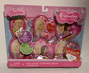 Barbie 6 Valentine Activity Packs - Picture 1 of 2