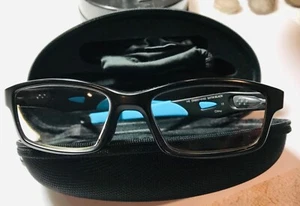 Gafas Oakley Crosslink negro satinado + azul RX OX8027-0153 53-17-140 + estuche - Imagen 1 de 5