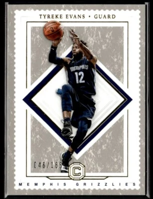 2017-18 Panini Cornerstones Tyreke Evans 046/165 Memphis Grizzlies #117 - Image 1 of 2