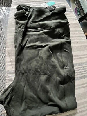 NUEVO CON ETIQUETAS LuLaRoe 3XL Rise Collection Brave Leggings al Tobillo - Verde Militar Sólido Foto 1 de 3