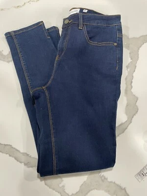 Pantalones de mezclilla Gibson Latimer para mujer talla 6 ajustados azules tiro medio lavado oscuro elásticos AK117 Foto 1 de 4