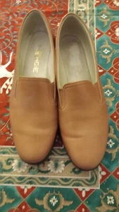 ROHDE/Ladies/ UK7.5 / tan/brown Leather Wedge Shoes/Made in Germany/ VGC - Picture 1 of 10