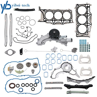 Juego de juntas de culata de 3,6 L para Dodge Durango Journey 11-15 Kit de cadena de distribución Bomba de agua Foto 1 de 4