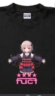 Camiseta negra de anime Fuct Hecha en EE. UU. 🇺🇸 CHICA SUICIDA SSDD Supreme Foto 1 de 4