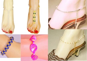 6 piezas. Lote - Pulsera (2 piezas).) + pulsera al tobillo (2 piezas)) + tobillo descalzo (2 piezas) - Imagen 1 de 11