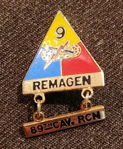 9th Armored Division 89th Cav Recon Sweetheart Lapel Pin - Picture 1 of 2