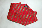 Paolo Design by Paolo Gucci Red Silk Horsebits Design Tie Made in Italy