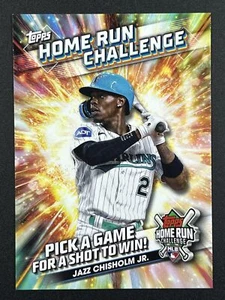 JAZZ CHISHOLM JR 2024 Topps Home Run Challenge #HRC-30 Miami Marlins - Picture 1 of 2