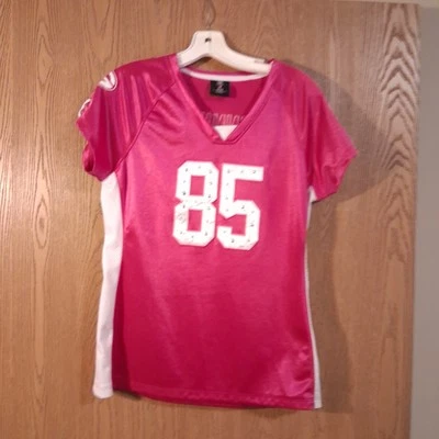 Greg Jennings #85 Green Bay Packers Sewn Pink NFL Apparel Women's Jersey Medium - Image 1 of 4
