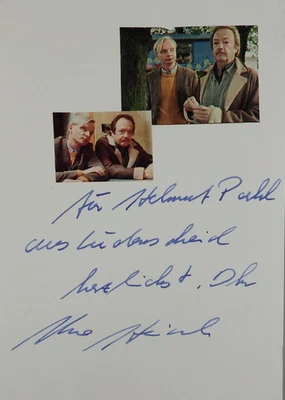 Autogramm deutscher Kabarettist und Schauspieler Uwe Steimle (121194) - Bild 1 von 2