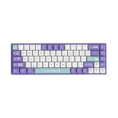 1x( AK680 Tastiera da Gioco Meccanica, Tasto ABS, 68 Tasti, Kab7846 - Immagine 1 di 4