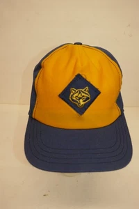 Vintage Wolf Cub  Scout   - Solid   Back - Snap Back Hat - Picture 1 of 3