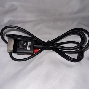 Composite AV Cable Black OEM Microsoft for Xbox 360 Console Video Game System - Picture 1 of 3