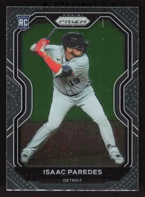 2021 Panini Prizm - #43 Isaac Paredes - RC - Detroit Tigers - Image 1 of 2