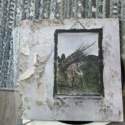 Led Zeppelin IV LP UK 1st Press A3/B4 Porky Pecko Atlantic 2401012 VG+vg+ - Bild 1 von 4