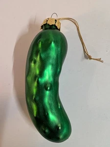 Weihnachtsschmuck Glas "Pickle" 4 Zoll - Bild 1 von 4